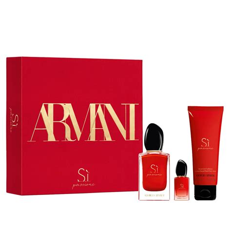 armani si passione gift set.